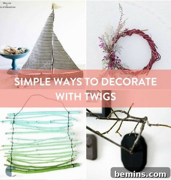 11 Ideas For Decorating With Twigs