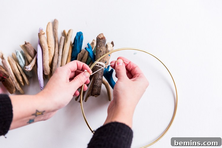 Driftwood Dreams: Crafting a Coastal Hanging Mobile 2 DIY Hanging Mobile with Driftwood
