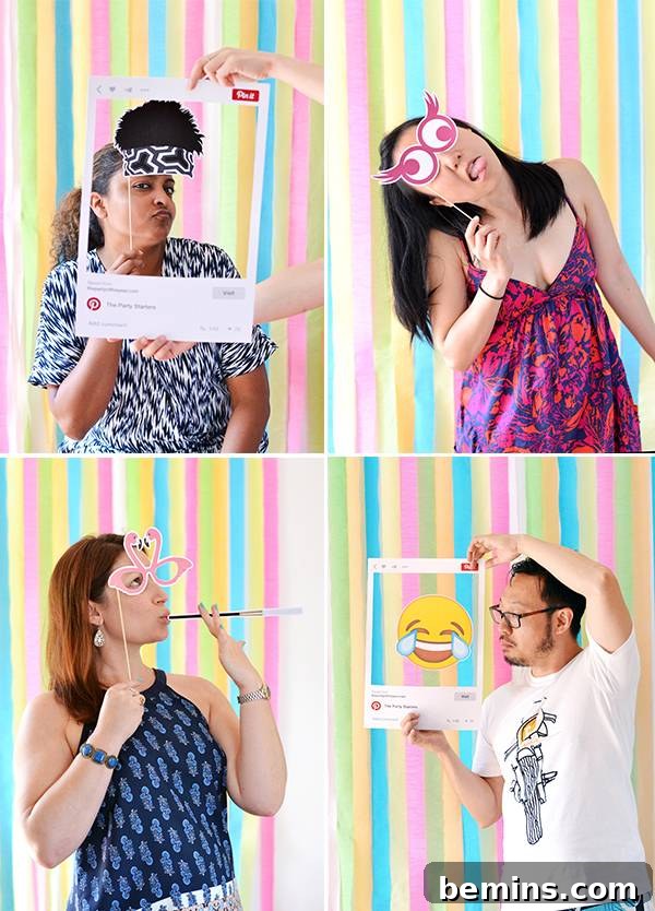 Examples of printable photo booth props