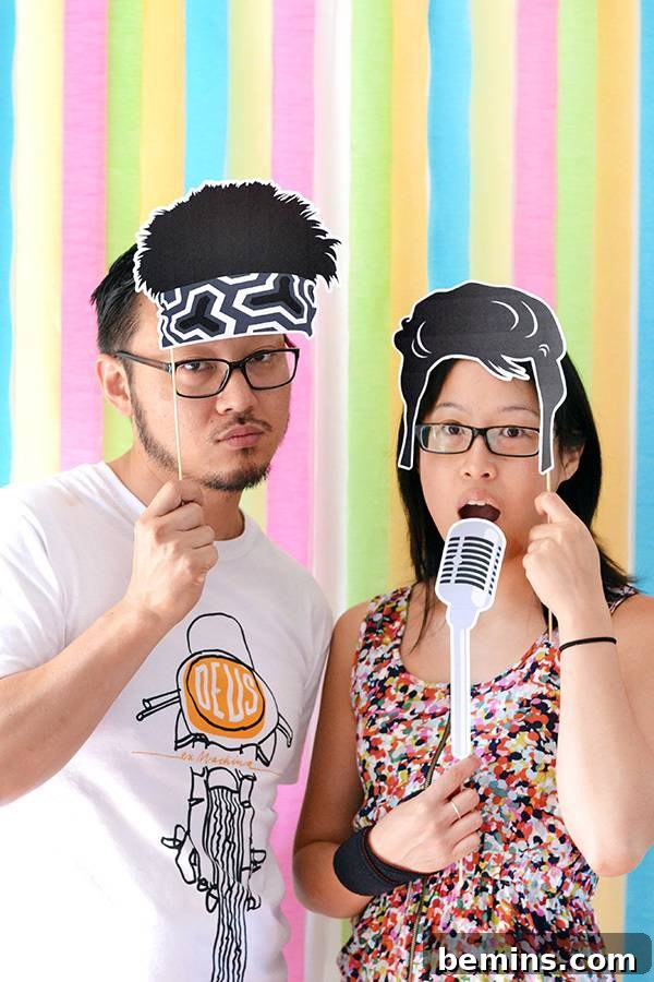 Materials for making photo booth props