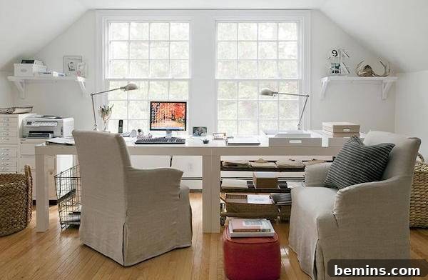 The Art of Less: Crafting a Serene Home Office 9 home office inspiration