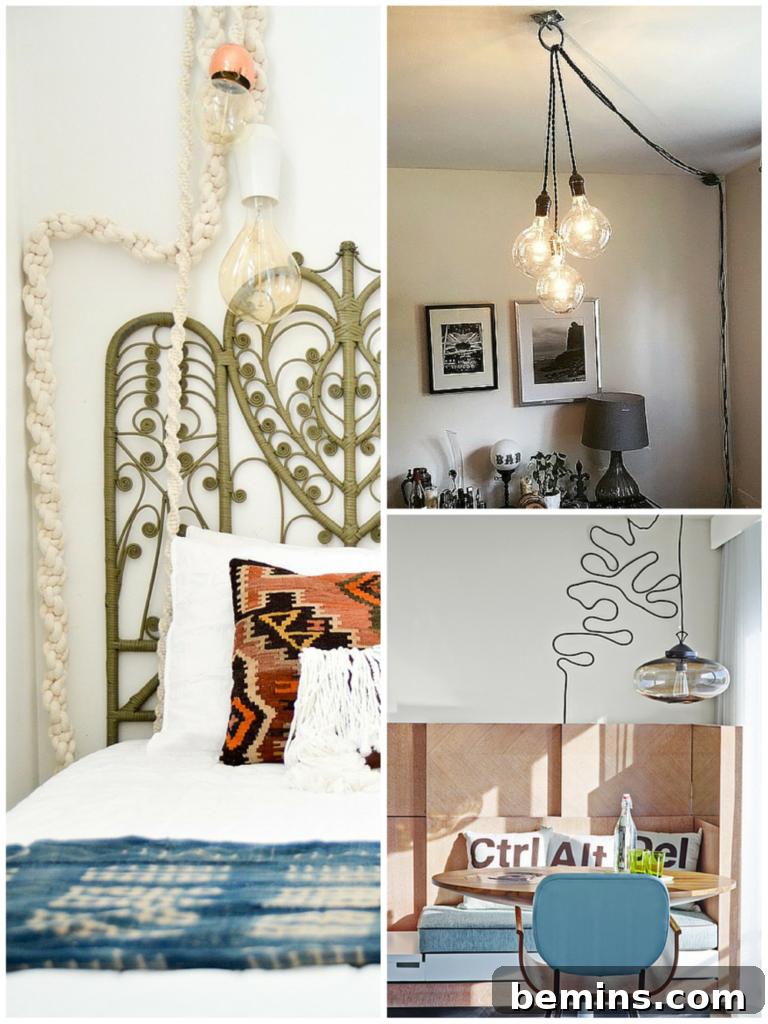 Plug-in Pendant Lights