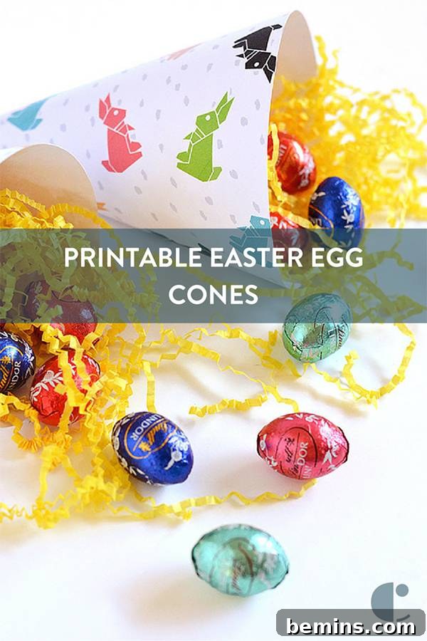 Easter Cone Crafts 11 Festive Easter Cones
