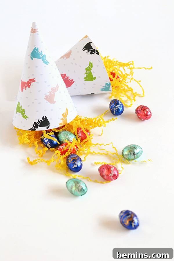 Easter Cone Crafts 3 DIY Easter Cones