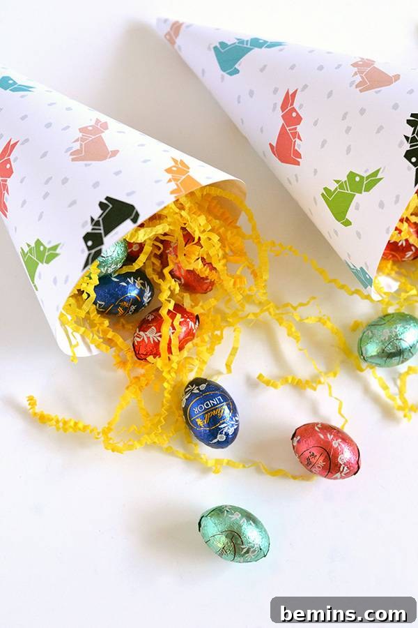 Easter Cone Crafts 10 Easy DIY Easter Cones