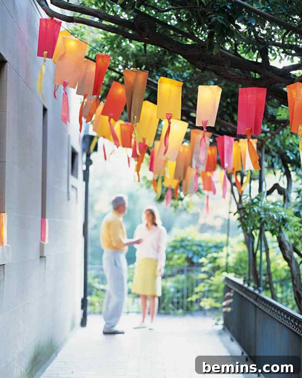 DIY Paper Bag Party Lights