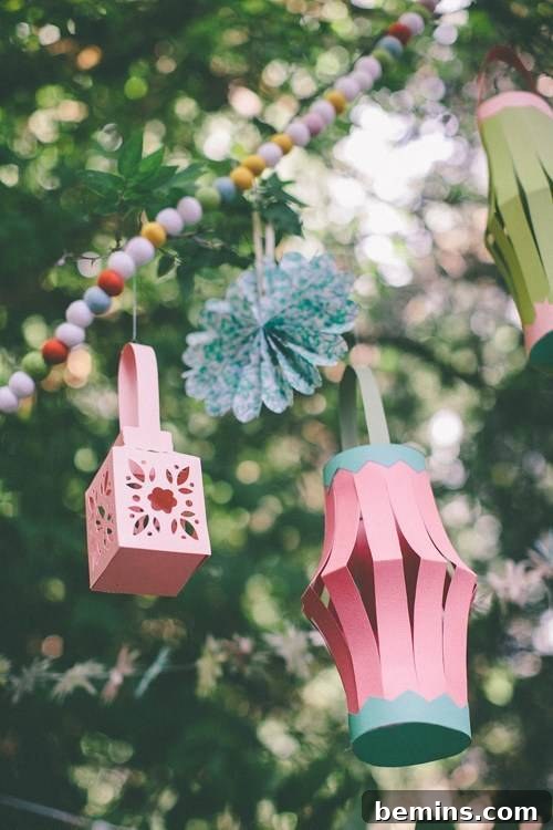 DIY Paper Lanterns with LED Lights
