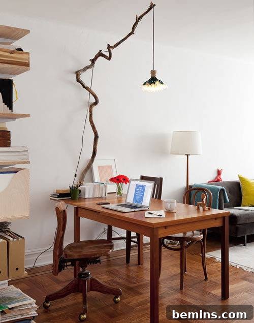 10 Stunning DIY Lighting Ideas No Electrician Required 3 Modern dining area with a large, arched floor lamp positioned over the table, providing elegant overhead lighting.