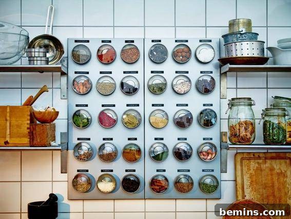 Magnetic board backsplash in a rental kitchen