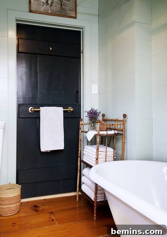 8 Ways to Reimagine Your Rental Bathroom 5 Adding furniture for Apartment bathroom decor