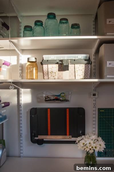 Maven's Center Craft Cubby Shelving