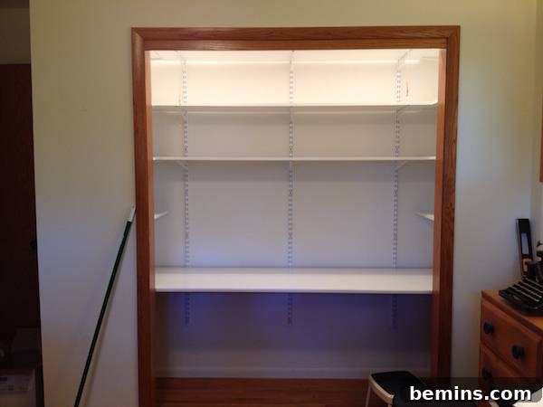 Maven's Craft Cubby with New Shelving System