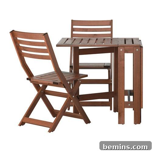 IKEA Foldable Outdoor Table for Small Patios