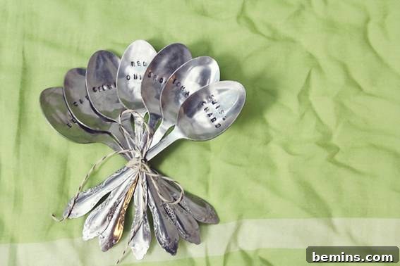 Old Spoons as Plant Markers
