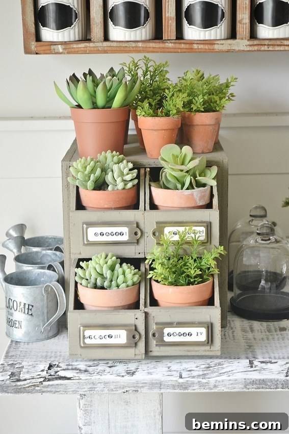 Drawers as Planters