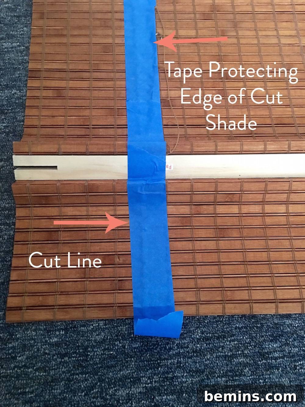 Taping Cut Line on Backside