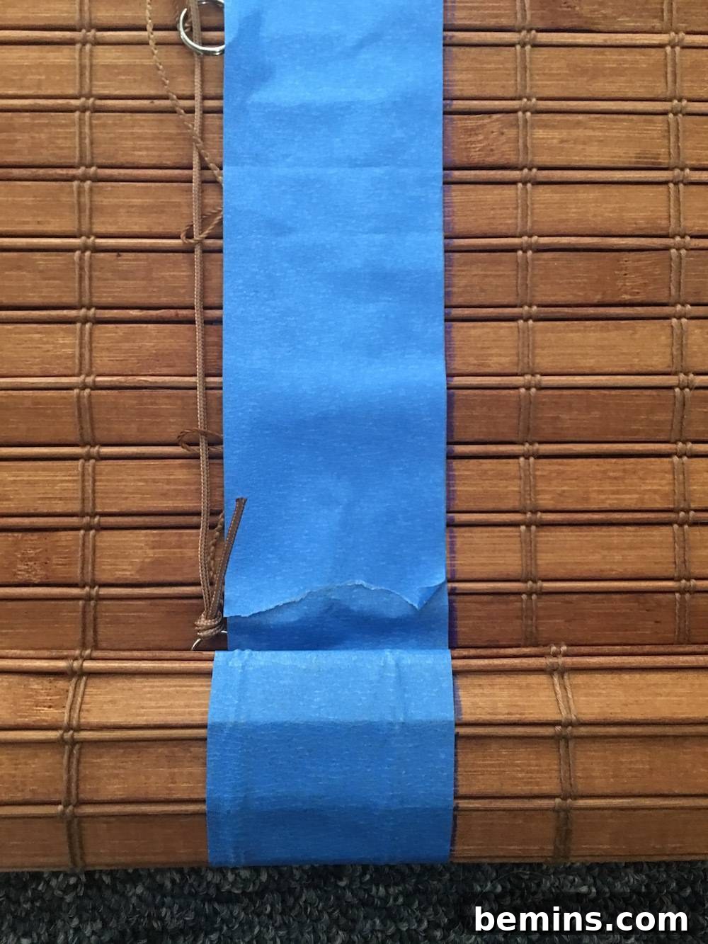 Close-up of Taped Front Side