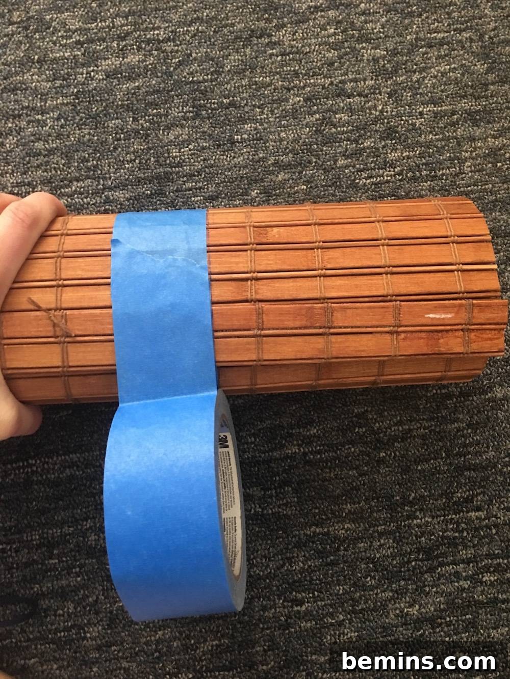 How To Cut Bamboo Roman Shade