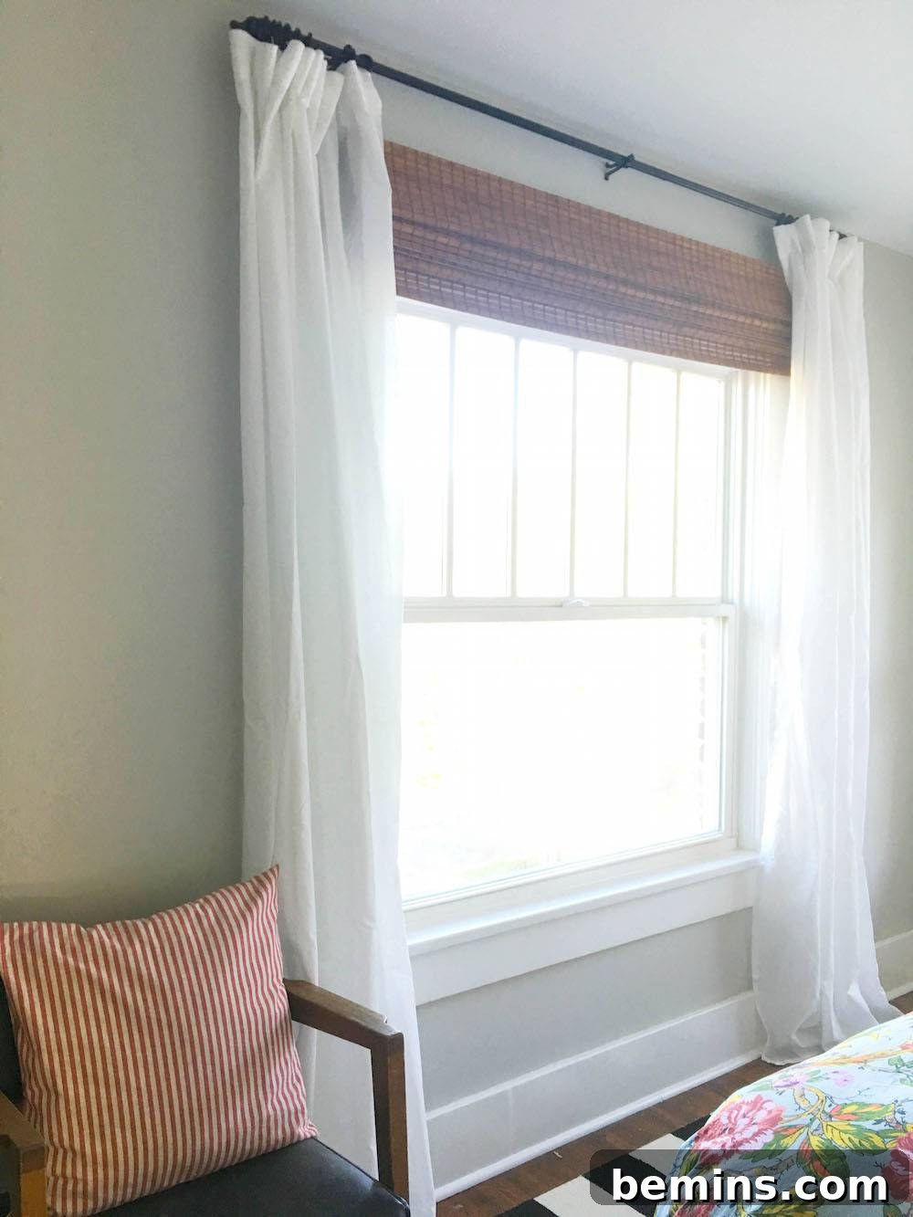 Installed Bamboo Shade