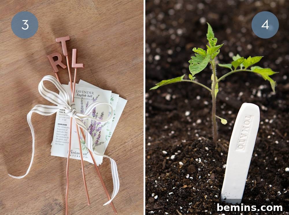 Creative DIY Plant Markers to Spruce Up Your Garden 4 DIY Plant Markers: Chalkboard Plant Markers