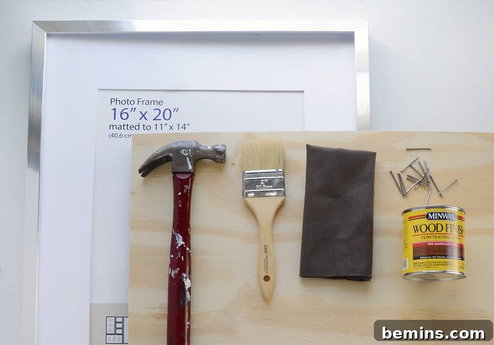 Materials for DIY kitchen utensil holder