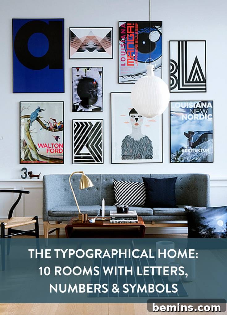 10 Typography-Focused Rooms