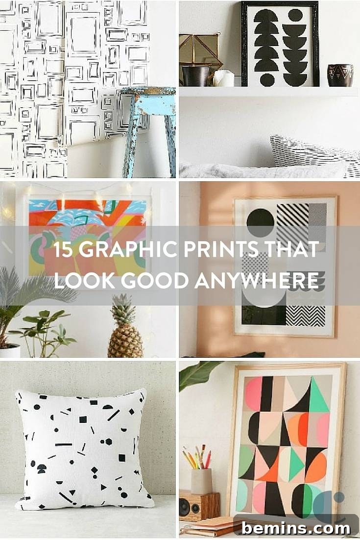 Graphic Prints for Home Decor Inspiration