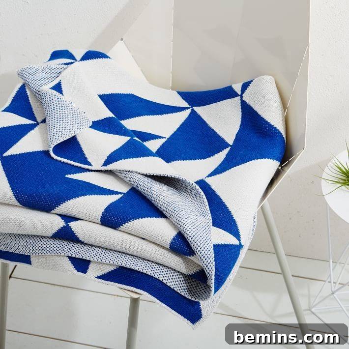 Happy Habitat Geometric Throw
