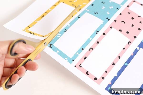 Printable Patterned Envelope Address Labels