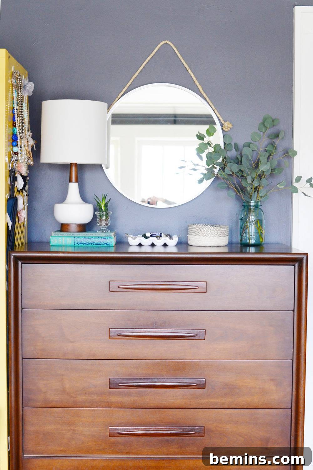 DIY Hanging Mirror IKEA Hack - The Finished Project