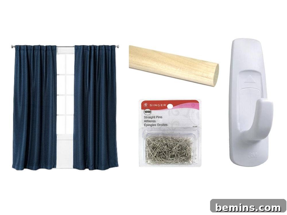 Rental Refresh: Easy, No-Damage Window Solutions 4 Materials Needed for Renter-Friendly Curtains
