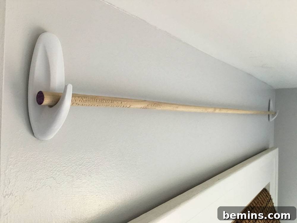 Install Command Strip Hooks for Curtains
