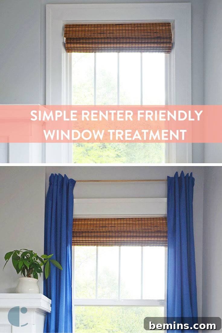 Rental Refresh: Easy, No-Damage Window Solutions 10 Share the Renter-Friendly Window Treatment Idea