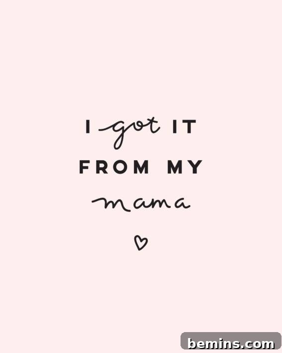 10 Heartfelt Printables: A Free Mother's Day Gift Guide 8 A printable Mother's Day card with a heartfelt message, a quick and easy gift idea.