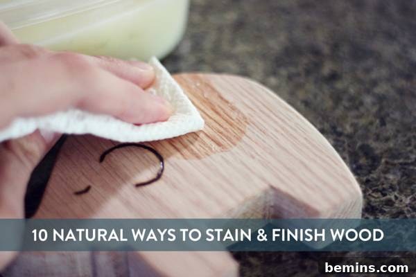 10 Natural Wood Stains and Finishes for Pinterest
