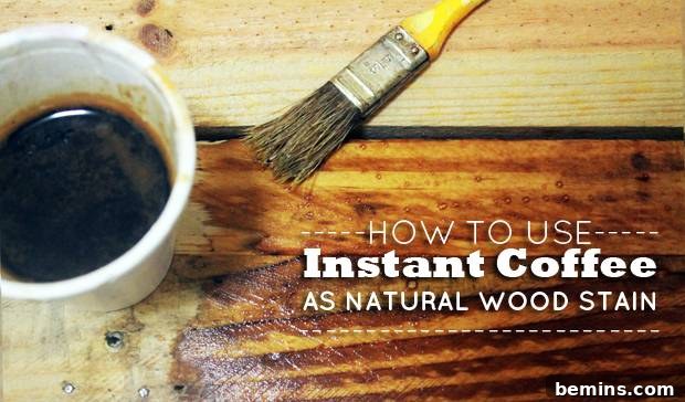 Coffee Wood Stain Example