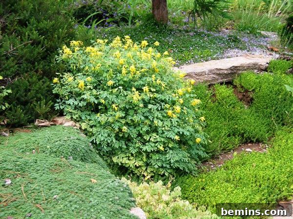 yellow corydalis