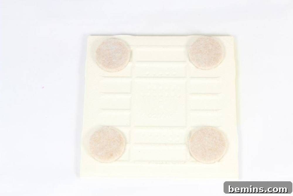 DIY Tropical Leaf Coasters: A Touch of Paradise at Home 10 Felt coaster pads