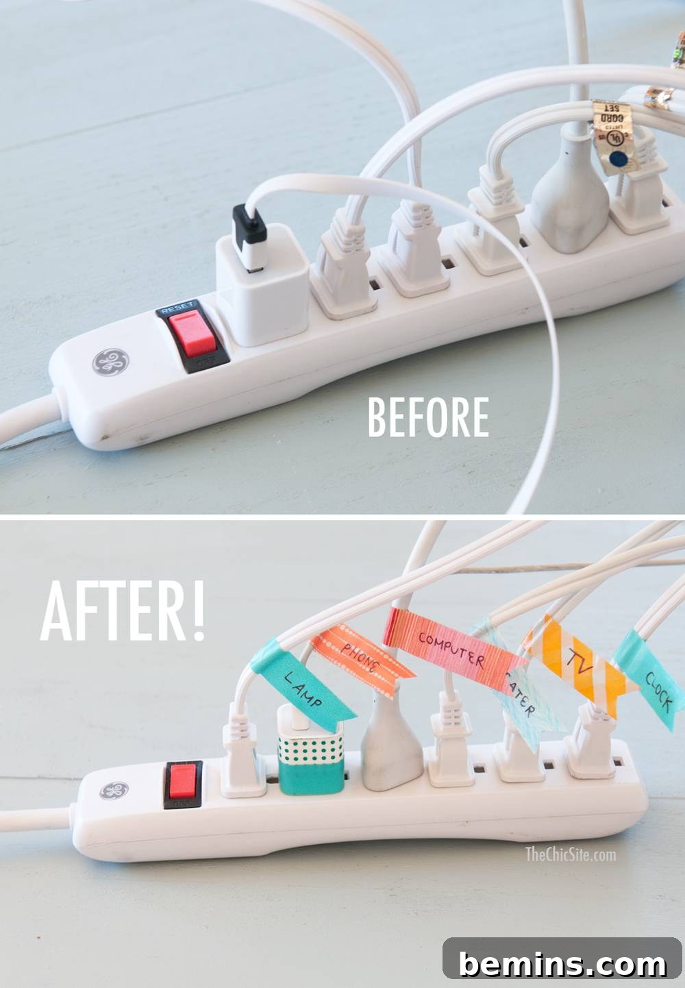 Roundup: 10 Clever Cord Control Ideas for a Tidy Home 12 Cord labels for identifying cables