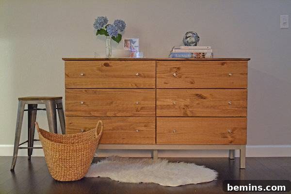 Room & Board Inspired Tarva Dresser Makeover