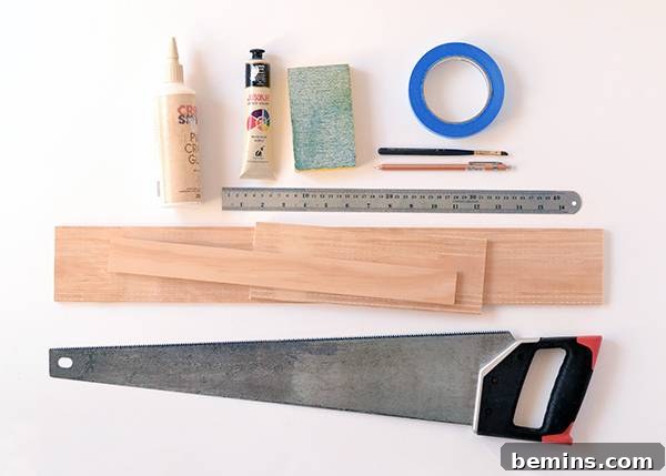 Measuring Wood for Spice Rack