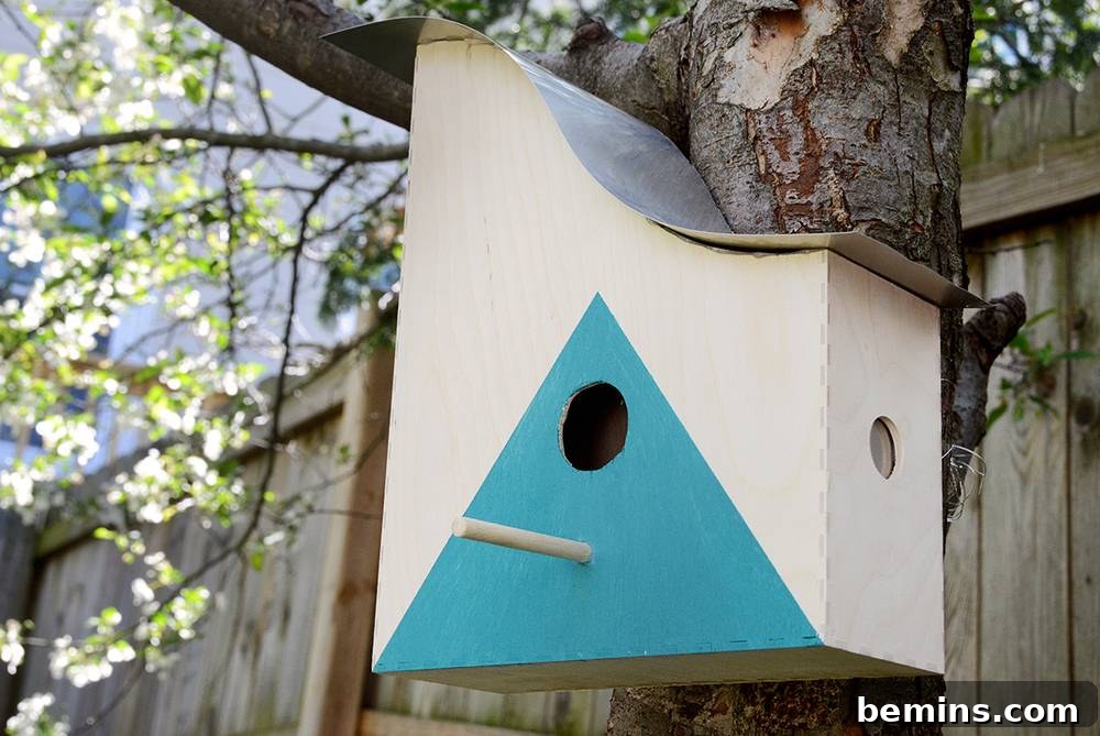 IKEA Hack: DIY Knuff Magazine File Birdhouse Embellishments