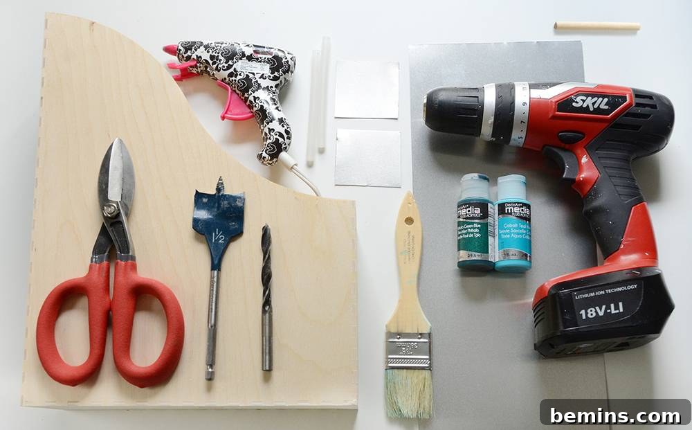 IKEA Hack: DIY Knuff Magazine File Birdhouse Materials