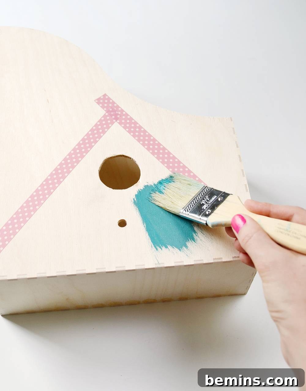 IKEA Hack: Painting the Birdhouse