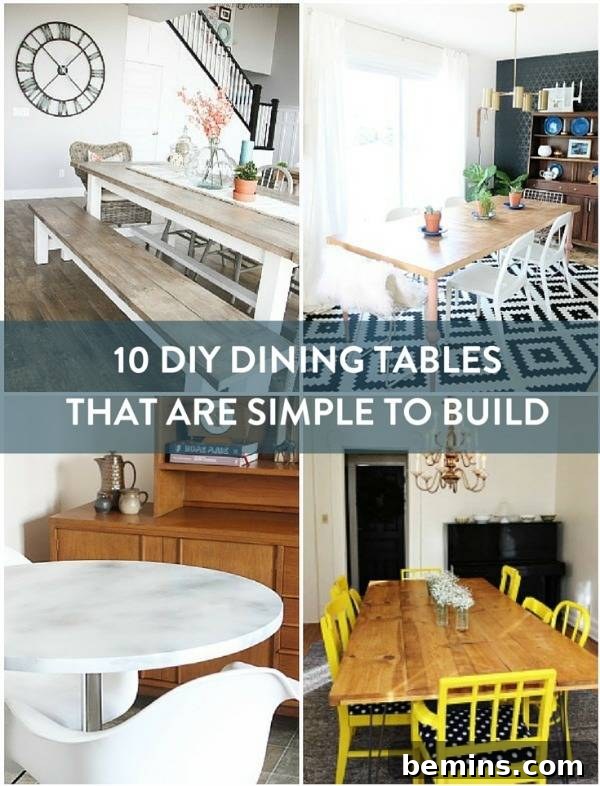 DIY Dining Tables