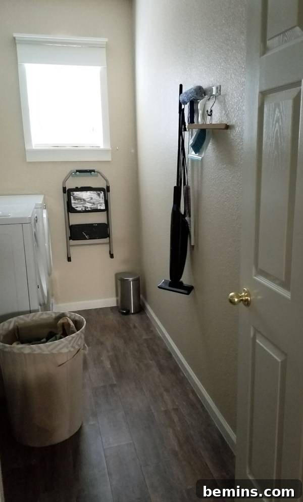 Vinyl Plank Laundry Room