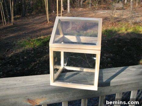 "mini glass house"