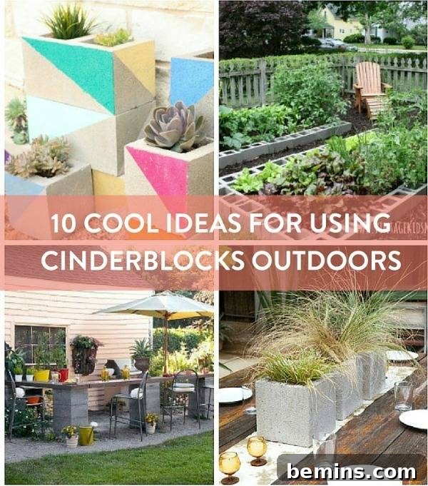 Cinder block outdoor ideas