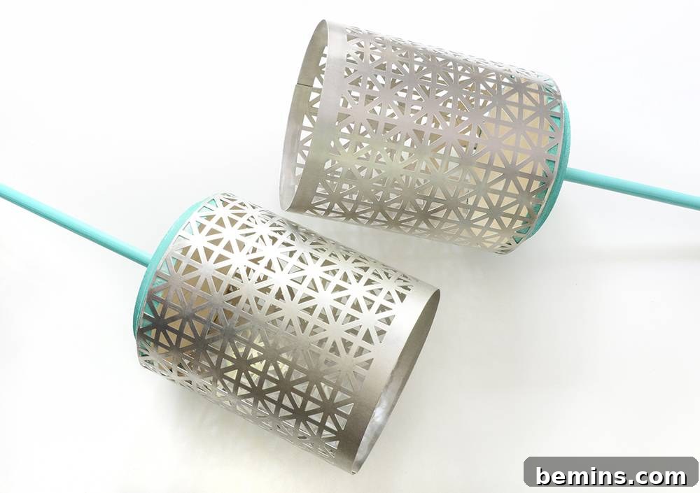 Finished DIY Backyard Drink Holders