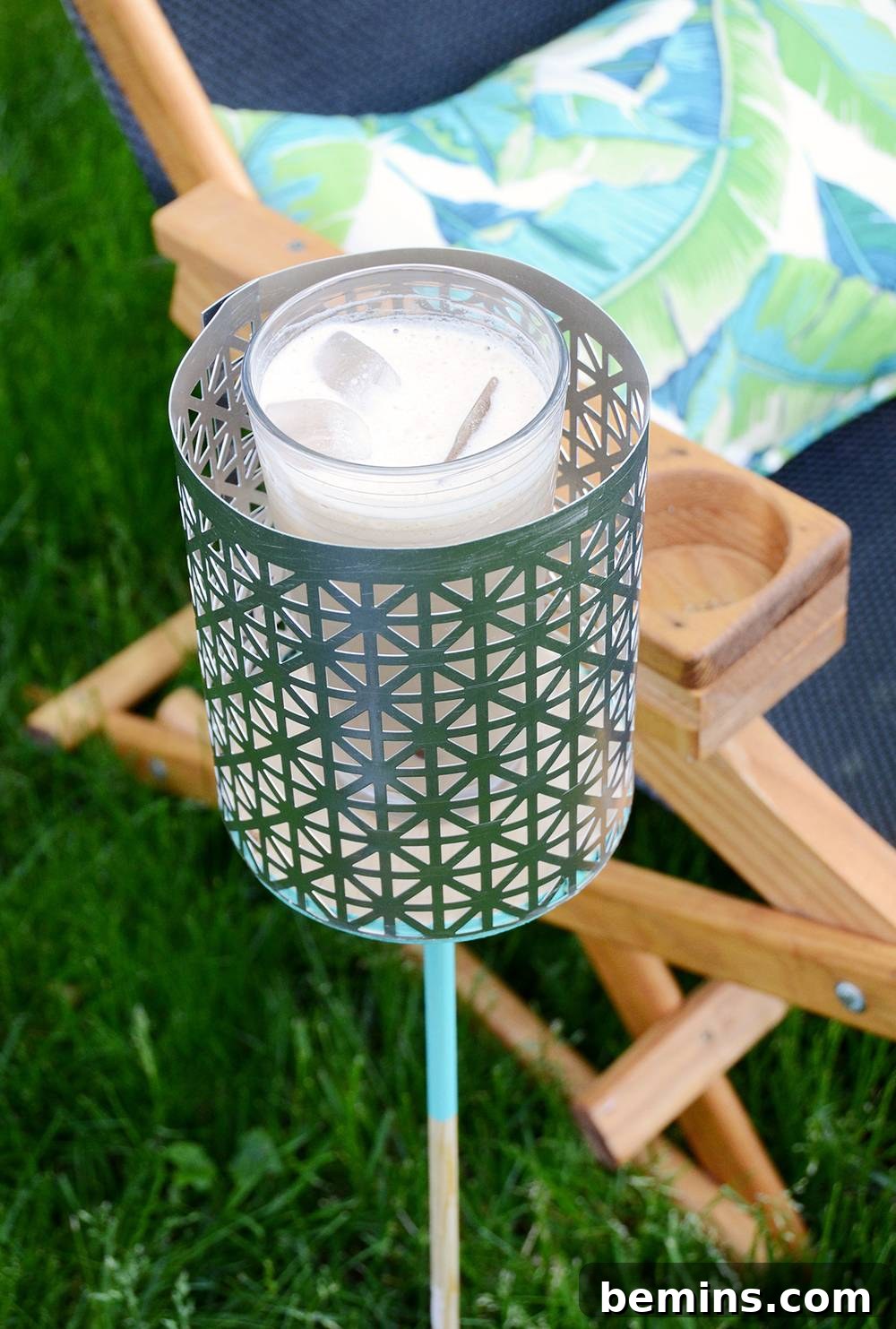 DIY Backyard Drink Holder Project